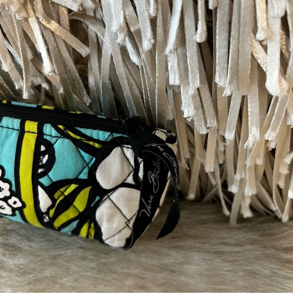 VERA BRADLEY Island Blooms 2012 Long Lined Zipper Cosmetic Case Pencil Pouch Y2K - Picture 3 of 10